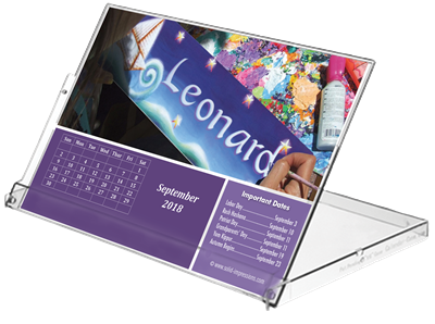 Personalized CD Desk Calendars