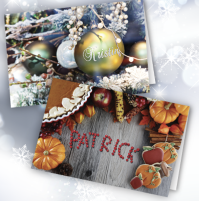 Personalized Holiday Greeting Cards